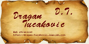 Dragan Tucaković vizit kartica
